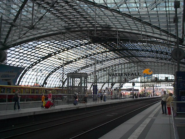 Inside Hauptbahnhof Berlin by Red Haircrow